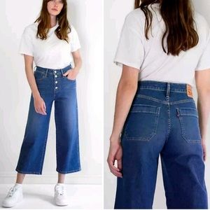 Levi’s Mile High Crop Wide Leg Jeans